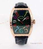 High Quality Franck Muller Colour Dreams Rose Gold Engraved Watches 43mm